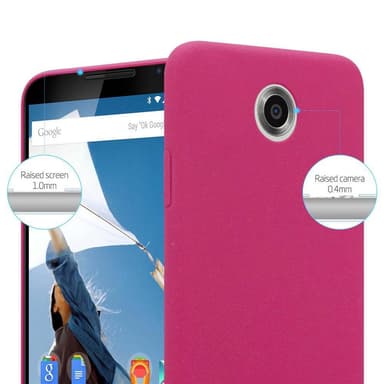 Motorola Google NEXUS 6 Hardt Deksel Cover (rosa)