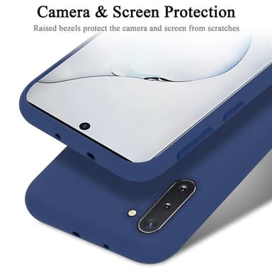 Samsung Galaxy NOTE 10 silikondeksel case (blå)