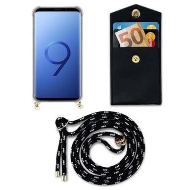 Samsung Galaxy S9 PLUS Deksel med Halskjede (svart)