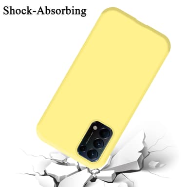 Oppo FIND X3 LITE silikondeksel case (gul)