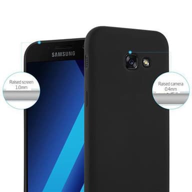 Deksel Samsung Galaxy A5 2017 Silikon cover (svart)