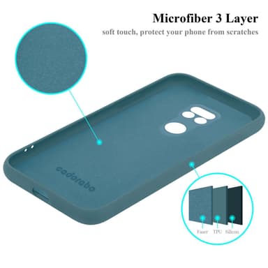 Motorola MOTO G9 PLAY silikondeksel case (Grønn)