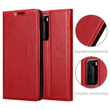 Huawei P40 PRO / P40 PRO+ lommebokdeksel case (rød)