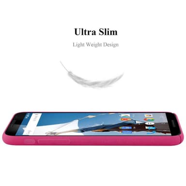 Motorola Google NEXUS 6 Hardt Deksel Cover (rosa)