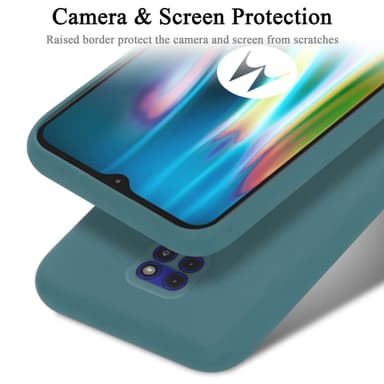 Motorola MOTO G9 PLAY silikondeksel case (Grønn)
