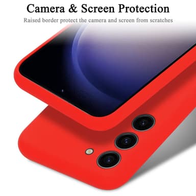 Samsung Galaxy S24 silikondeksel case (RØD)