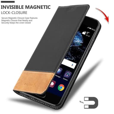 Huawei P10 Deksel Case Cover (svart)