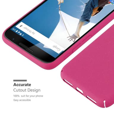 Motorola Google NEXUS 6 Hardt Deksel Cover (rosa)