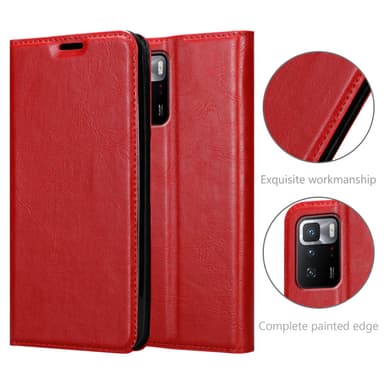 Xiaomi POCO X3 GT lommebokdeksel case (rød)