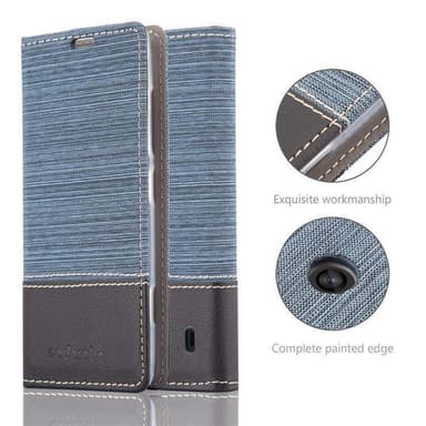 Nokia Lumia 520 / 521 lommebokdeksel etui (blå)