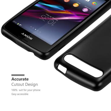 Deksel Sony Xperia E1 Case Cover (svart)
