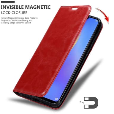 Samsung Galaxy J4 PLUS lommebokdeksel case (rød)