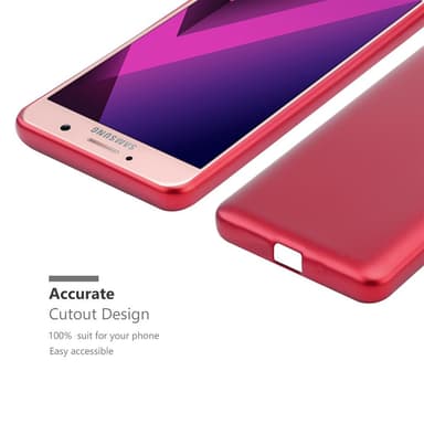 Deksel Samsung Galaxy A7 2017 Case Cover (rød)