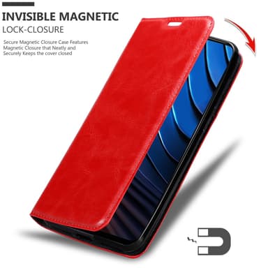 Xiaomi POCO X3 GT lommebokdeksel case (rød)