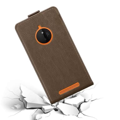 Nokia Lumia 830 deksel flip cover (brun)