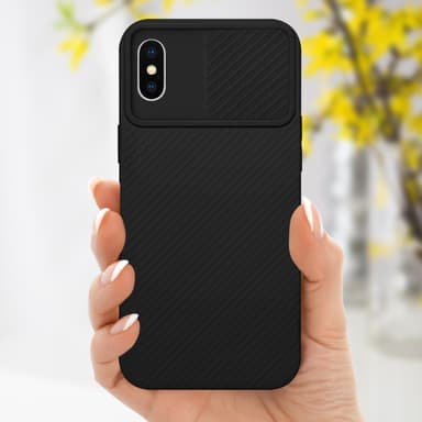 Deksel iPhone XS MAX cover (svart)