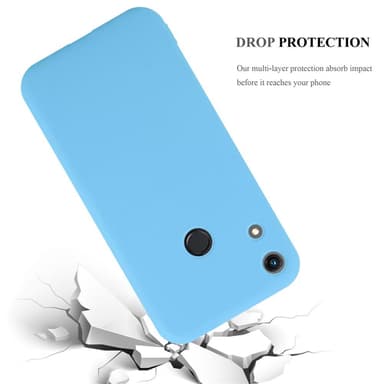 Deksel Honor 8A Silikon cover (blå)