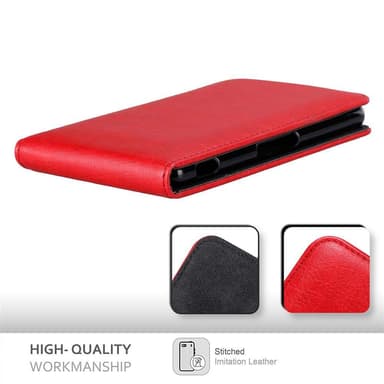 Sony Xperia Z3 deksel flip cover (rød)