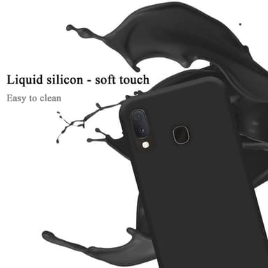 Samsung Galaxy A10e / A20e silikondeksel case (svart)
