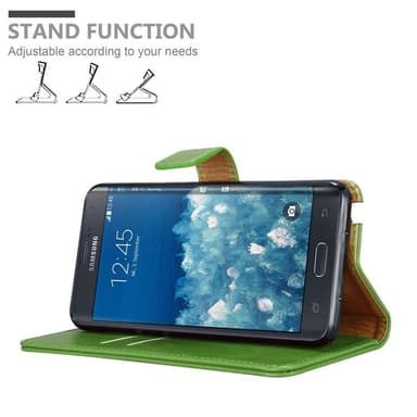 Samsung Galaxy NOTE EDGE lommebokdeksel etui (grønn)