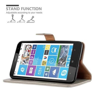 Nokia Lumia 1320 lommebokdeksel etui (brun)