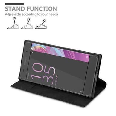 Sony Xperia XA1 lommebokdeksel case (svart)