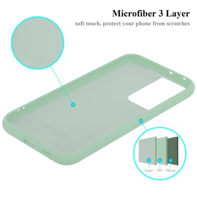 Samsung Galaxy S21 ULTRA silikondeksel case (grønn)