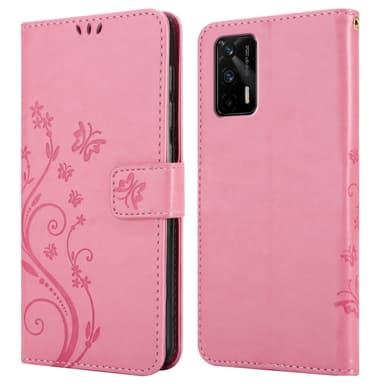 Realme GT / GT Neo 2T / Q3 PRO lommebokdeksel Blomster