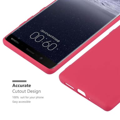 Deksel Nokia 8 Sirocco Silikon cover (rød)