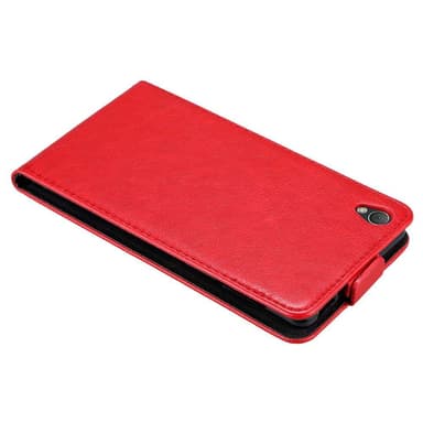 Sony Xperia Z3 deksel flip cover (rød)