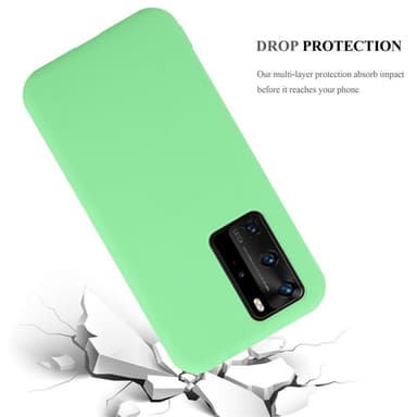 Deksel Huawei P40 PRO / P40 PRO+ Silikon cover (grønn)