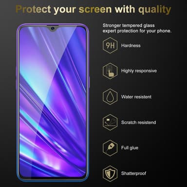 Realme 5 PRO / Realme Q Skjermbeskytter Skärmskydd