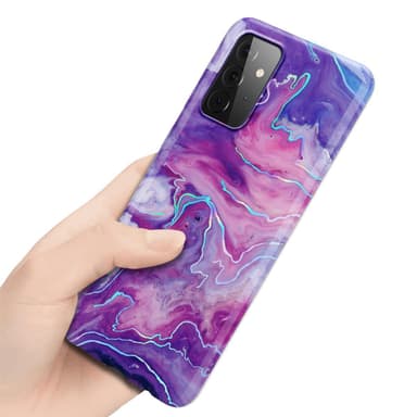 Samsung Galaxy A72 4G / 5G lommebokdeksel etui (lilla)