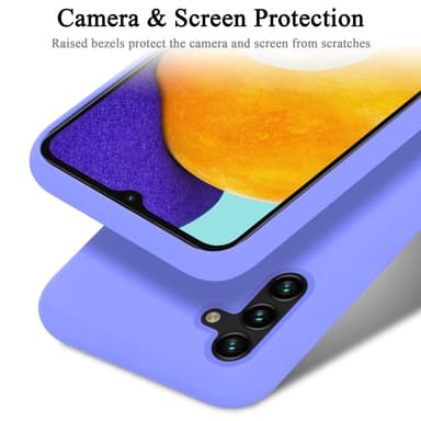 Samsung Galaxy A13 5G silikondeksel case (lilla)