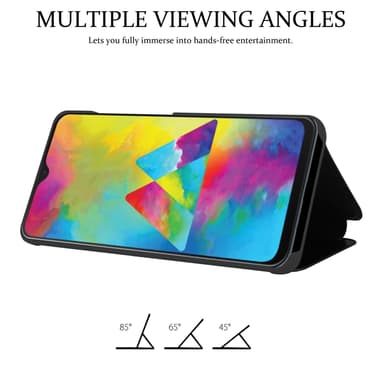 Samsung Galaxy M21 / M30s lommebokdeksel etui (svart)