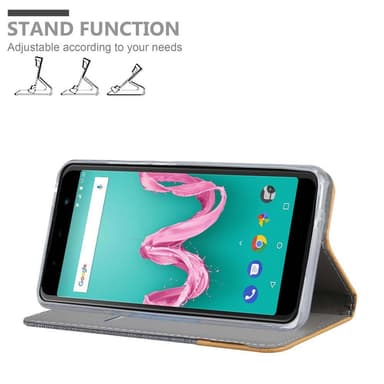 WIKO LENNY 5 lommebokdeksel etui (grå)