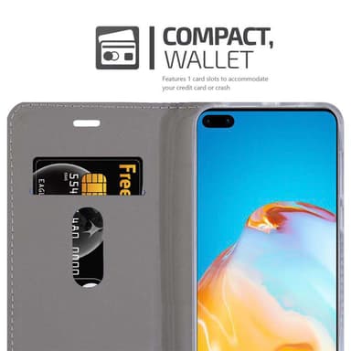 Huawei P40 lommebokdeksel etui (grå)