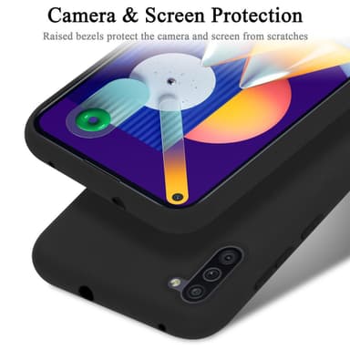 Samsung Galaxy A11 / M11 silikondeksel case (svart)