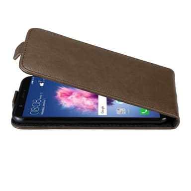 Huawei P SMART 2018 / Enjoy 7S deksel flip cover (brun)