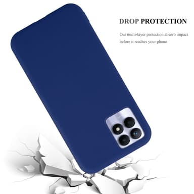 Deksel Realme 8i / Narzo 50 4G Silikon cover (blå)