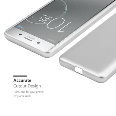 Deksel Sony Xperia XZ PREMIUM Case Cover (sølv)