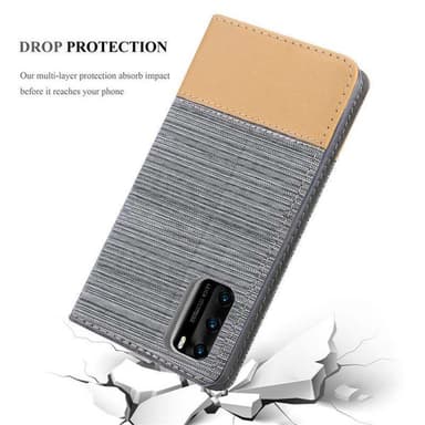 Huawei P40 lommebokdeksel etui (grå)