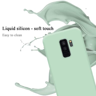 Samsung Galaxy S9 PLUS silikondeksel case (grønn)