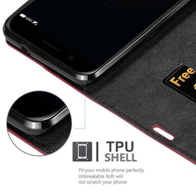 Xiaomi BLACK SHARK lommebokdeksel case (rød)