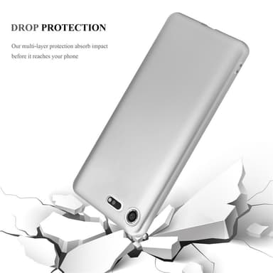 Deksel Sony Xperia XZ PREMIUM Case Cover (sølv)