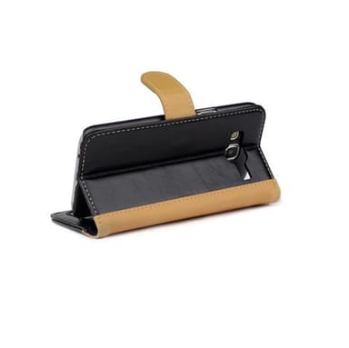 Samsung Galaxy J5 2015 lommebokdeksel cover (svart)
