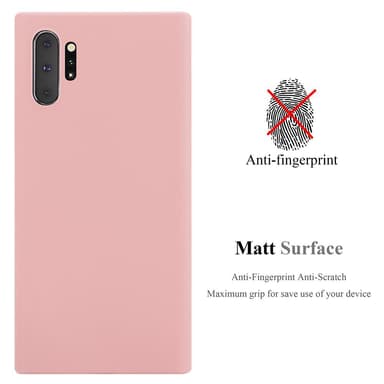 Deksel Samsung Galaxy NOTE 10 PLUS Silikon cover (rosa)