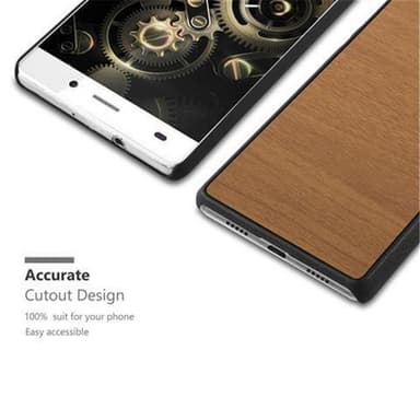 Huawei P8 LITE 2015 Hardt Deksel Case (brun)