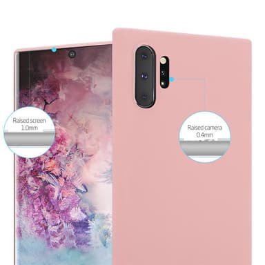 Deksel Samsung Galaxy NOTE 10 PLUS Silikon cover (rosa)