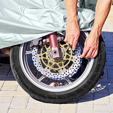 Motorsykkeltrekk Outdoor 245x105x125cm (Sølv Svart)